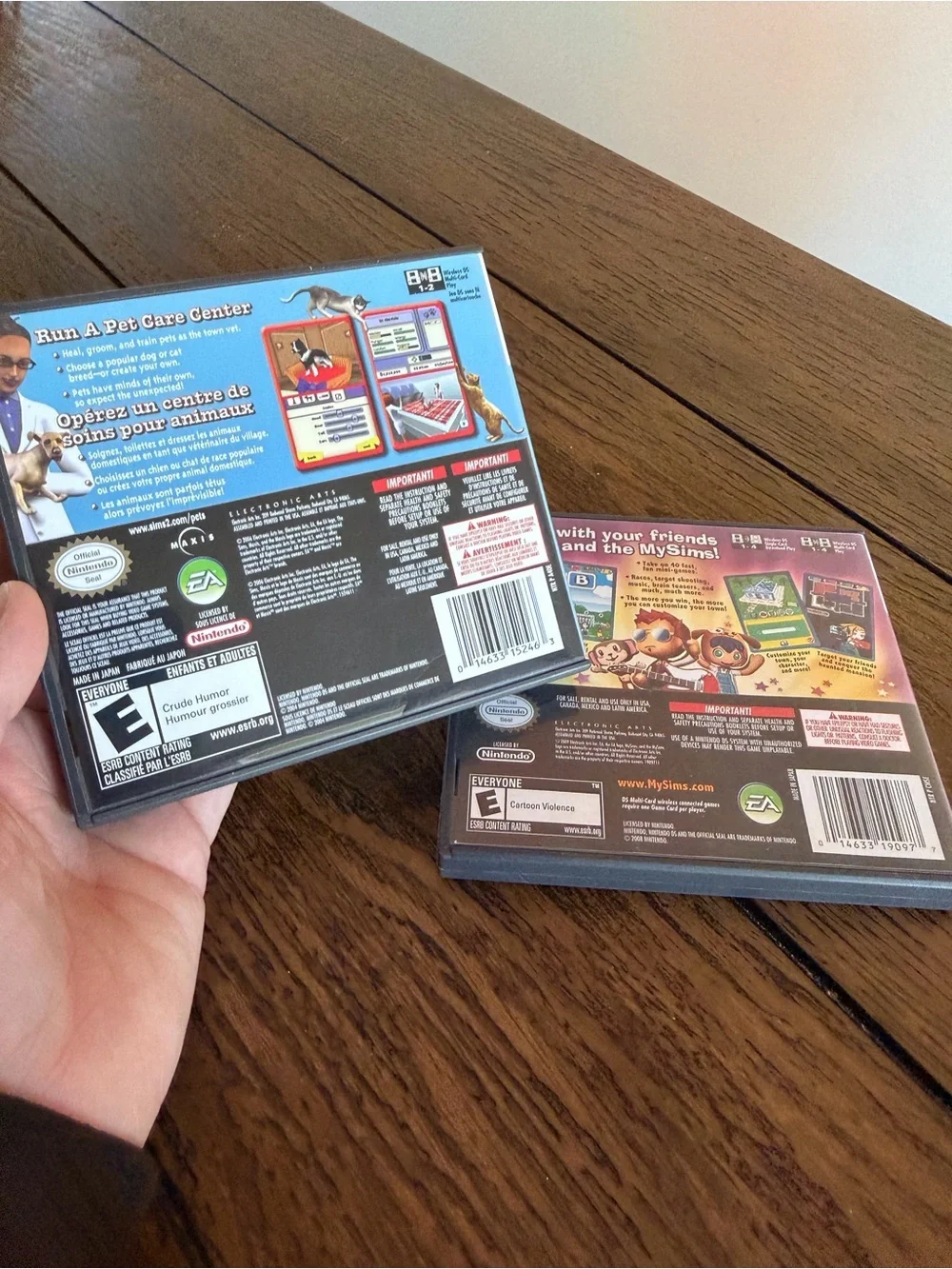 Sims 2 Pets And My Sims Party Nintendo DS With Manual